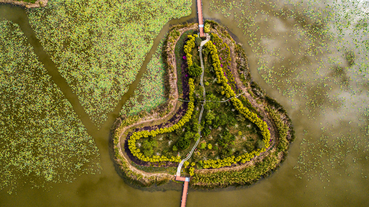 Triangle Island 三角岛by 大河大江 Skypixel