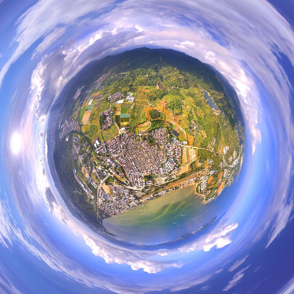 五百米高空航拍大鹏所城和较场尾全景