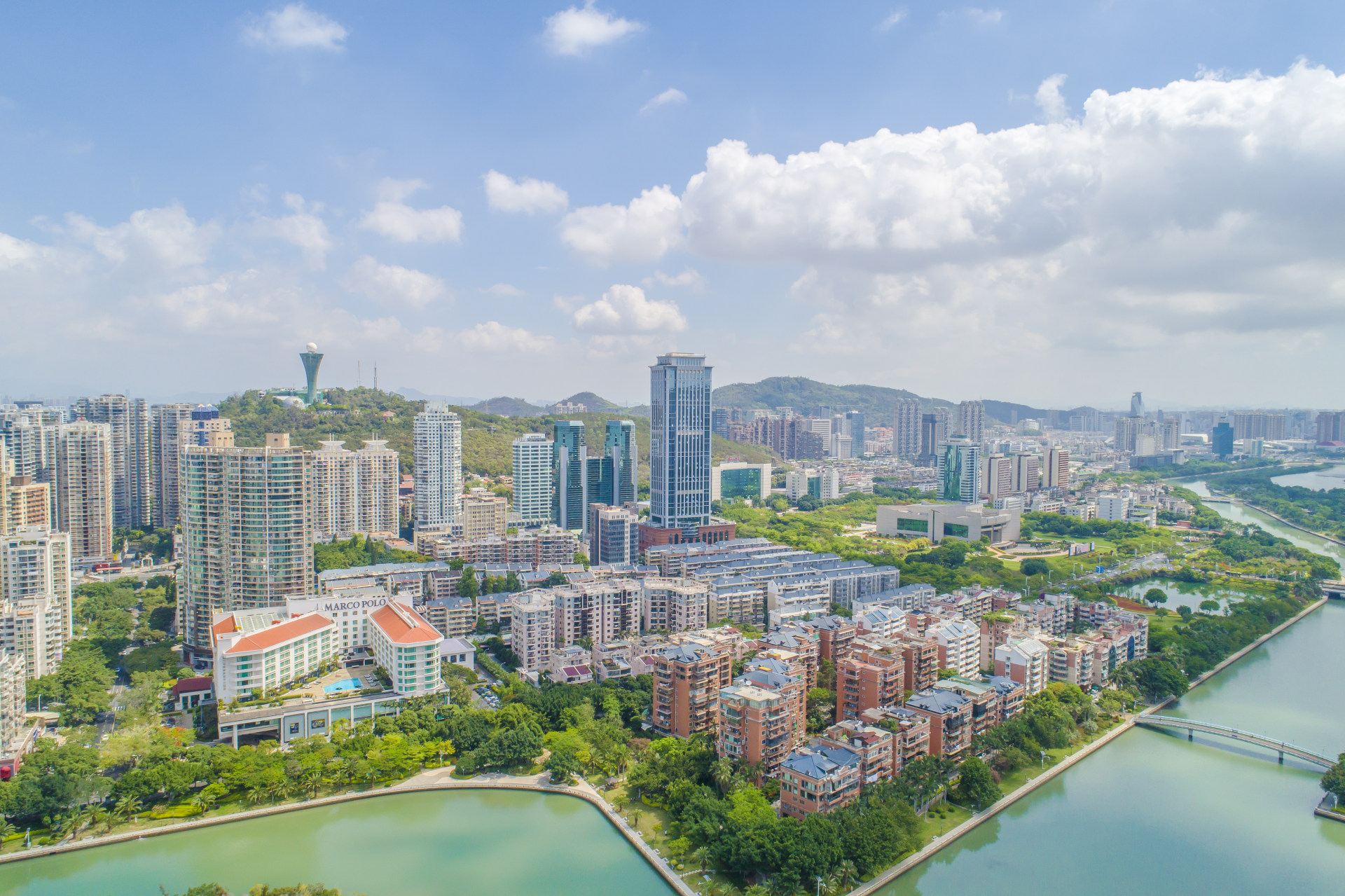 厦门筼筜湖航拍组图