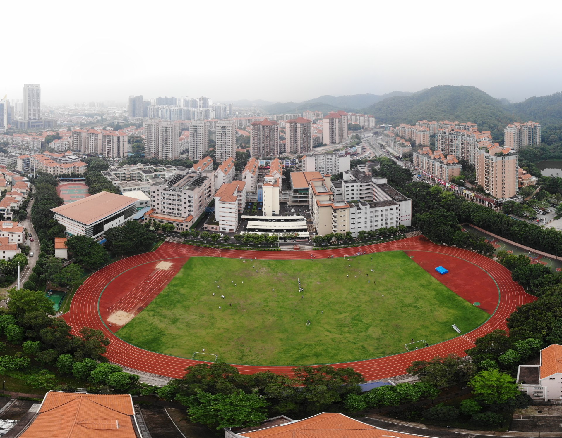 东莞市第二高级中学航拍