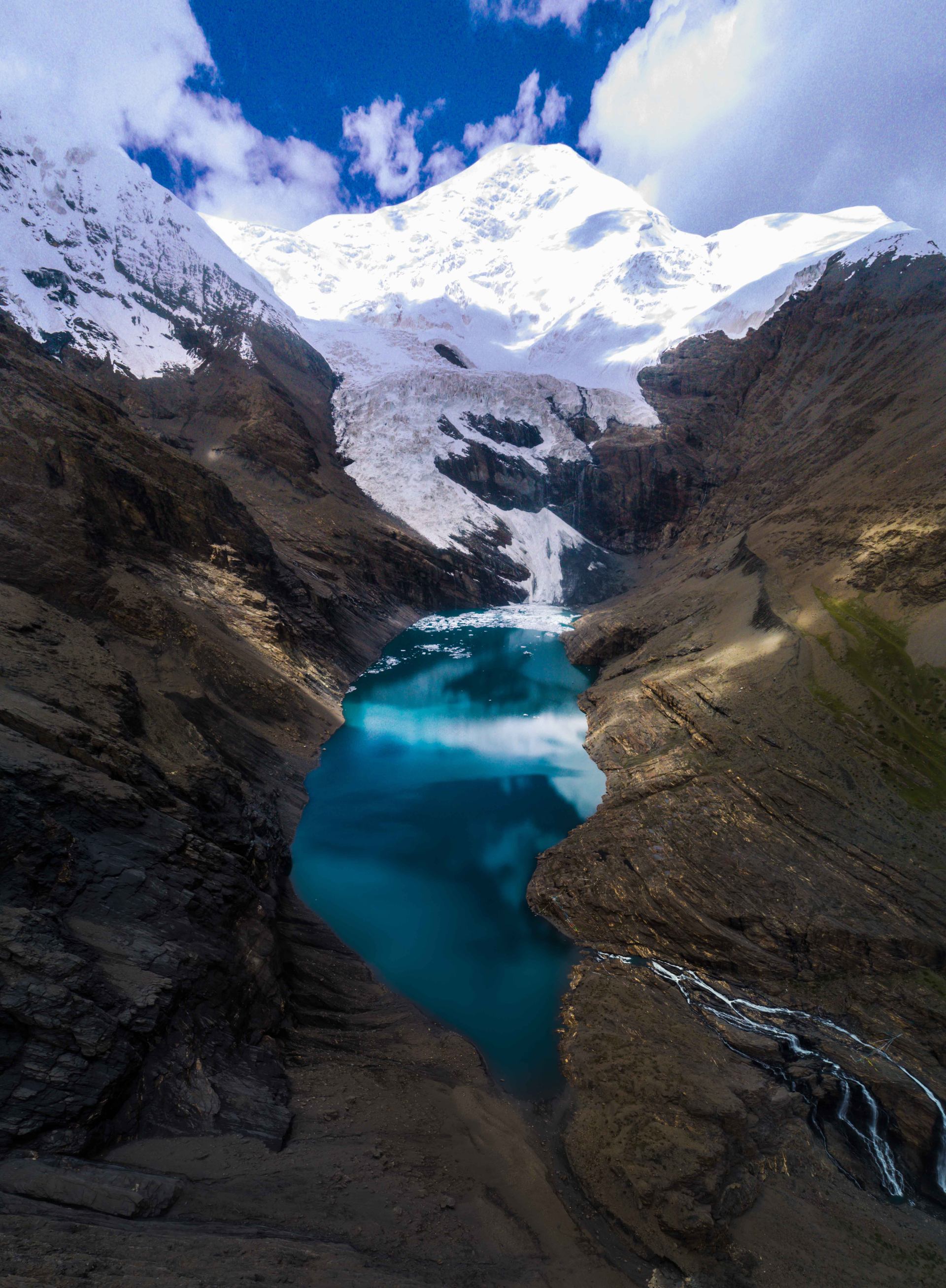 卡若拉冰川的背面
