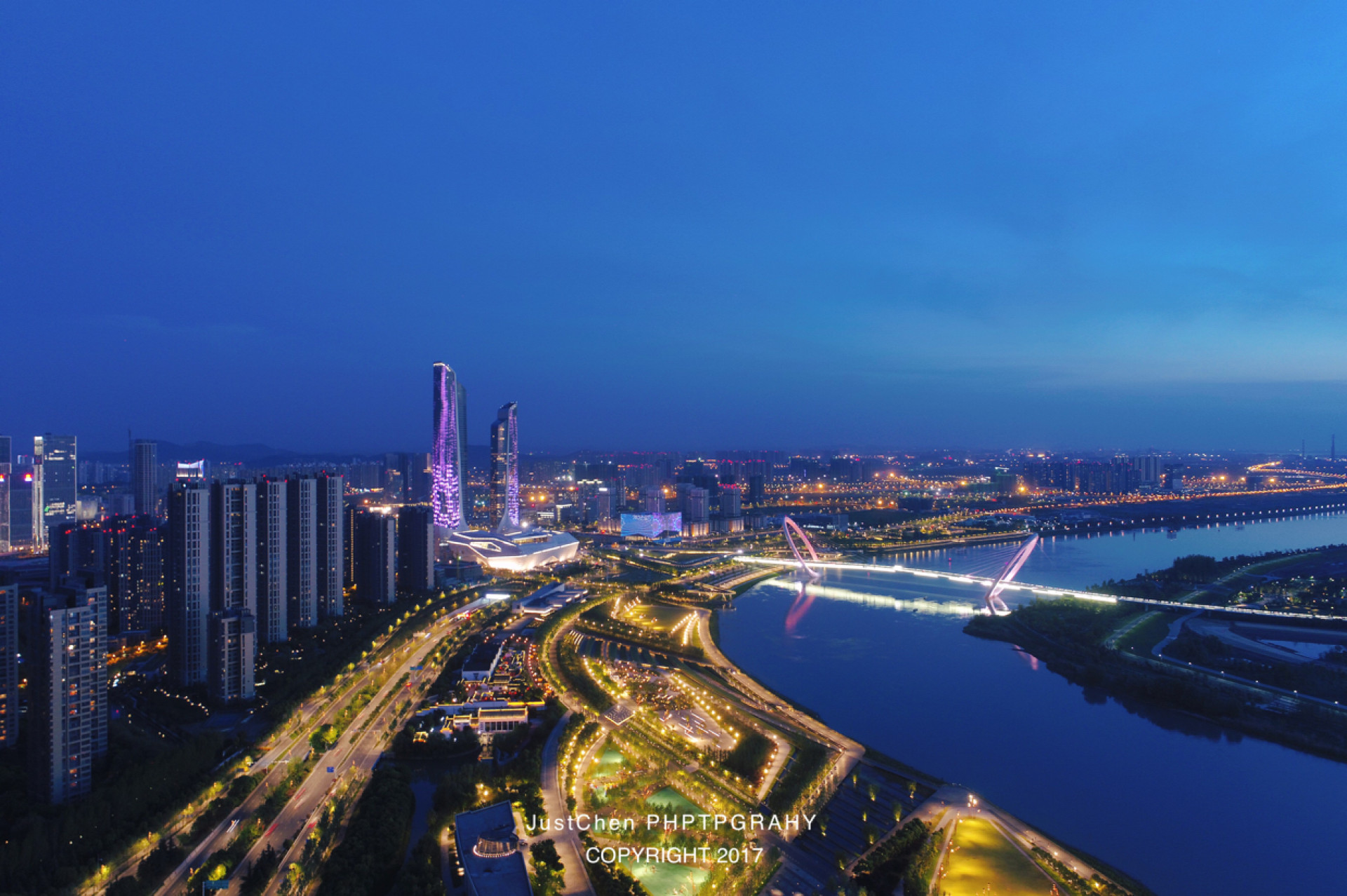 南京河西夜景 來自 jc.photo | 天空之城