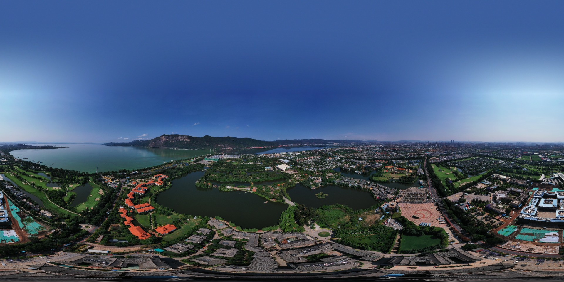 昆明民族村,滇池全景360