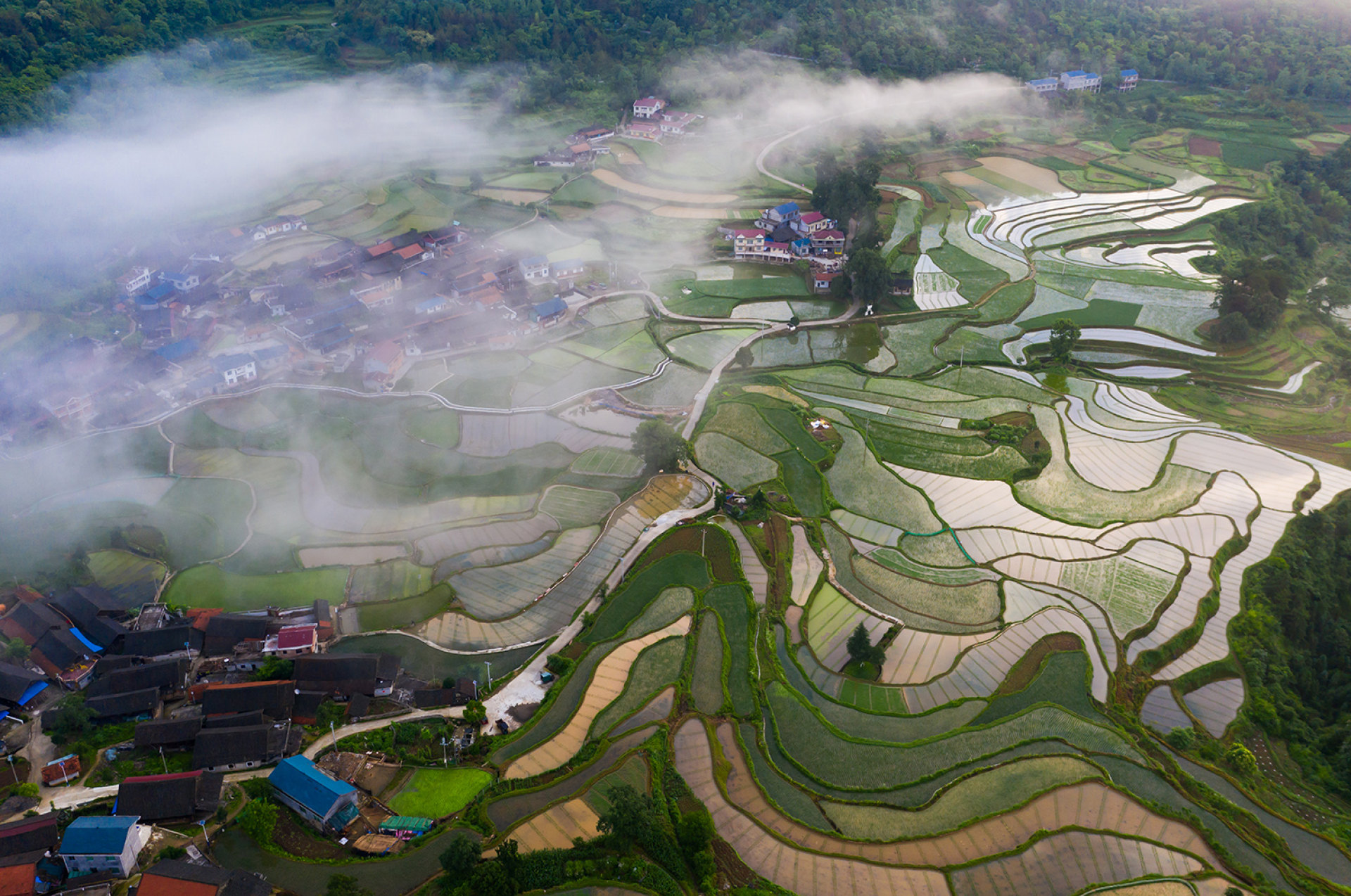 瑶乡梯田美如画