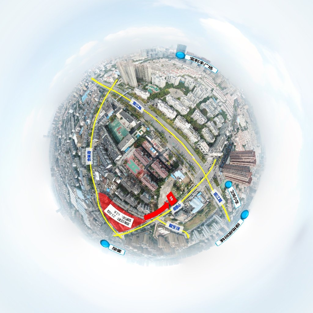 合肥市包河区农垦小区238亩地块航拍全景图