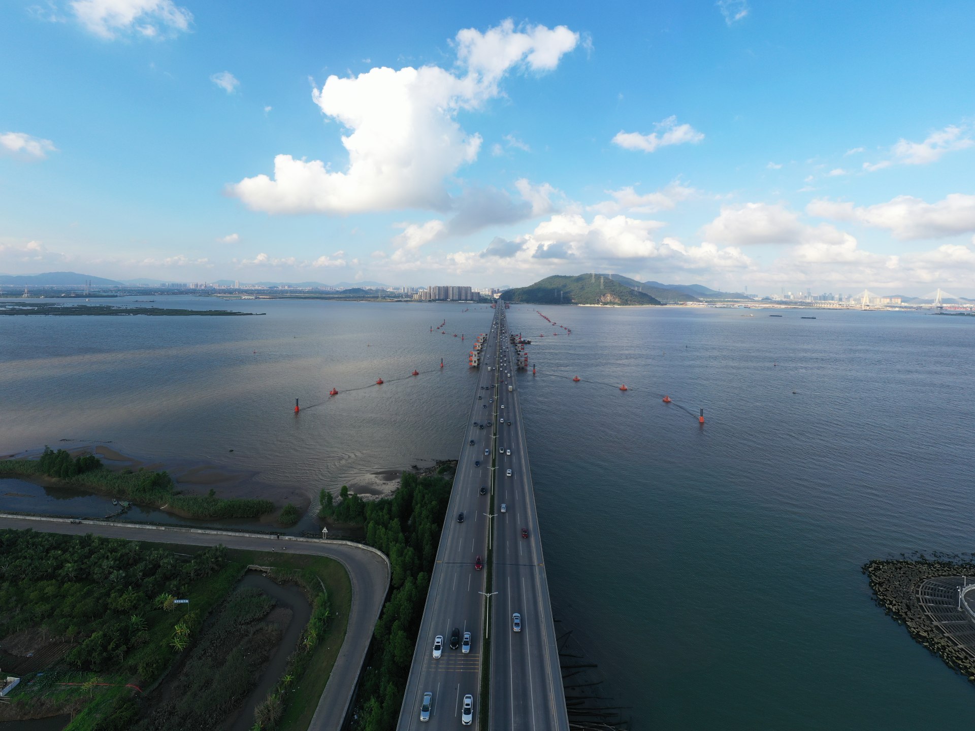 珠海市鹤洲北晚霞