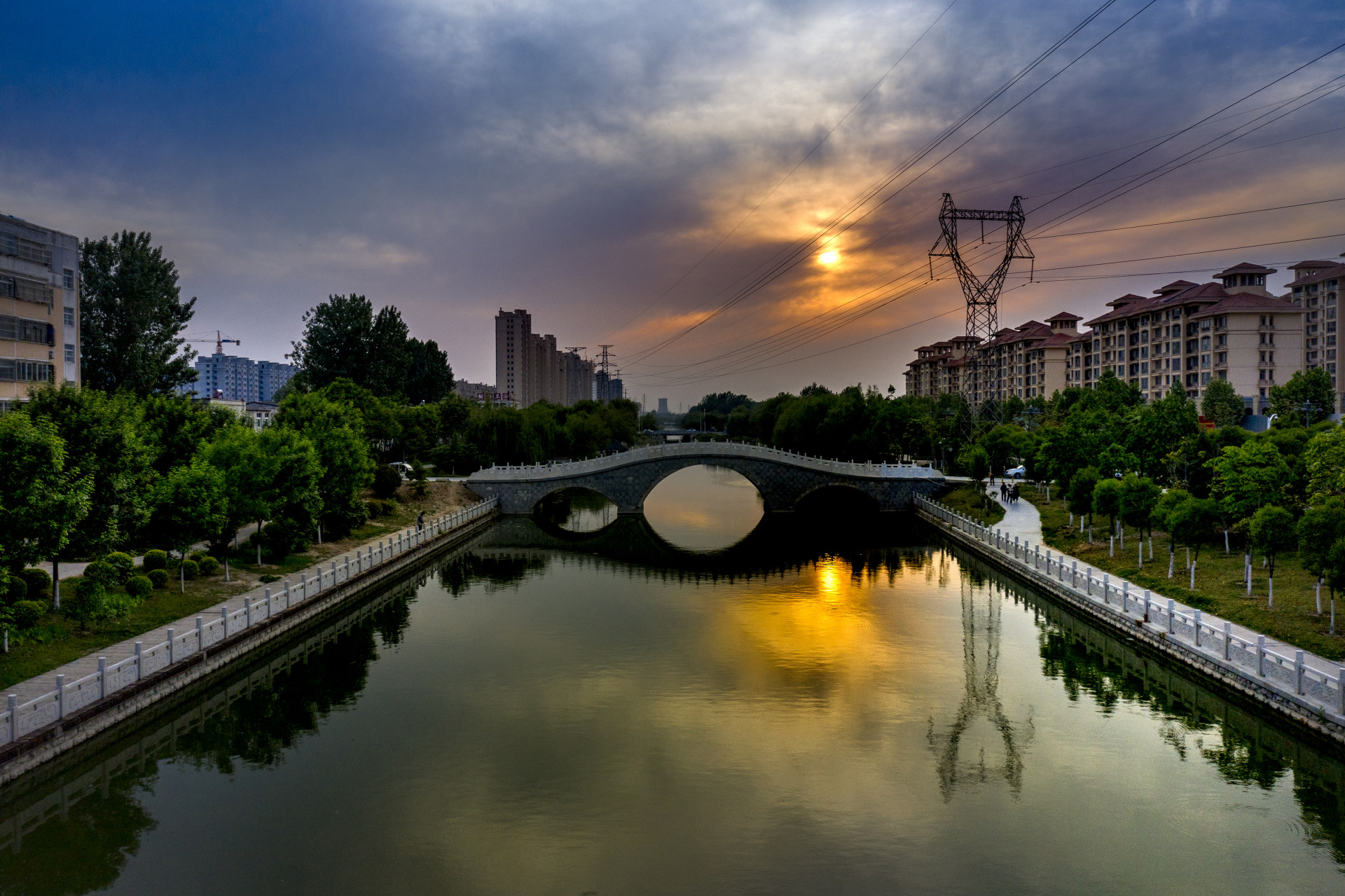 孝城嘉祥初夏夜景一组