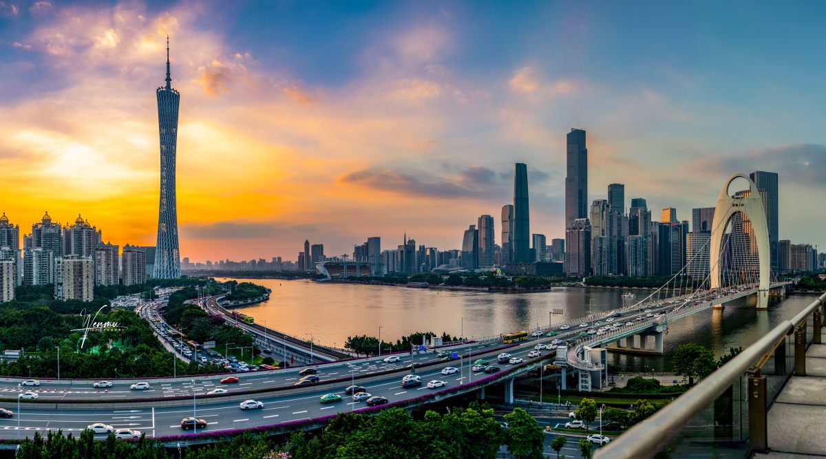 珠江新城全景图