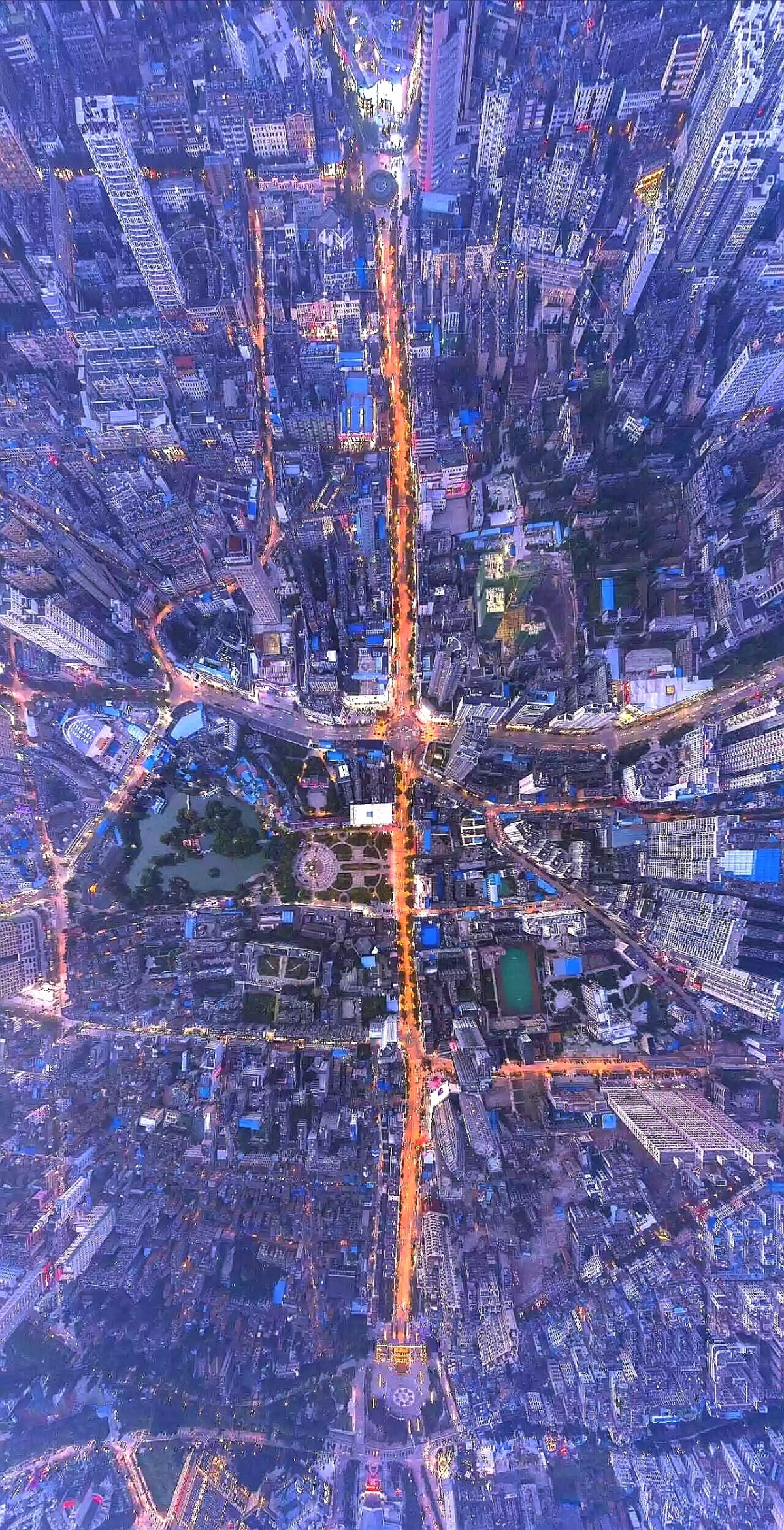 588高空鸟瞰曲靖麒麟