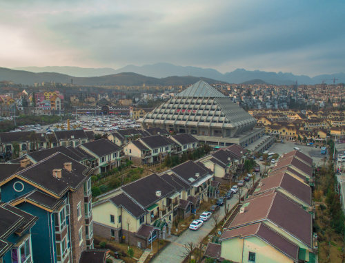 重庆武隆仙女镇航拍