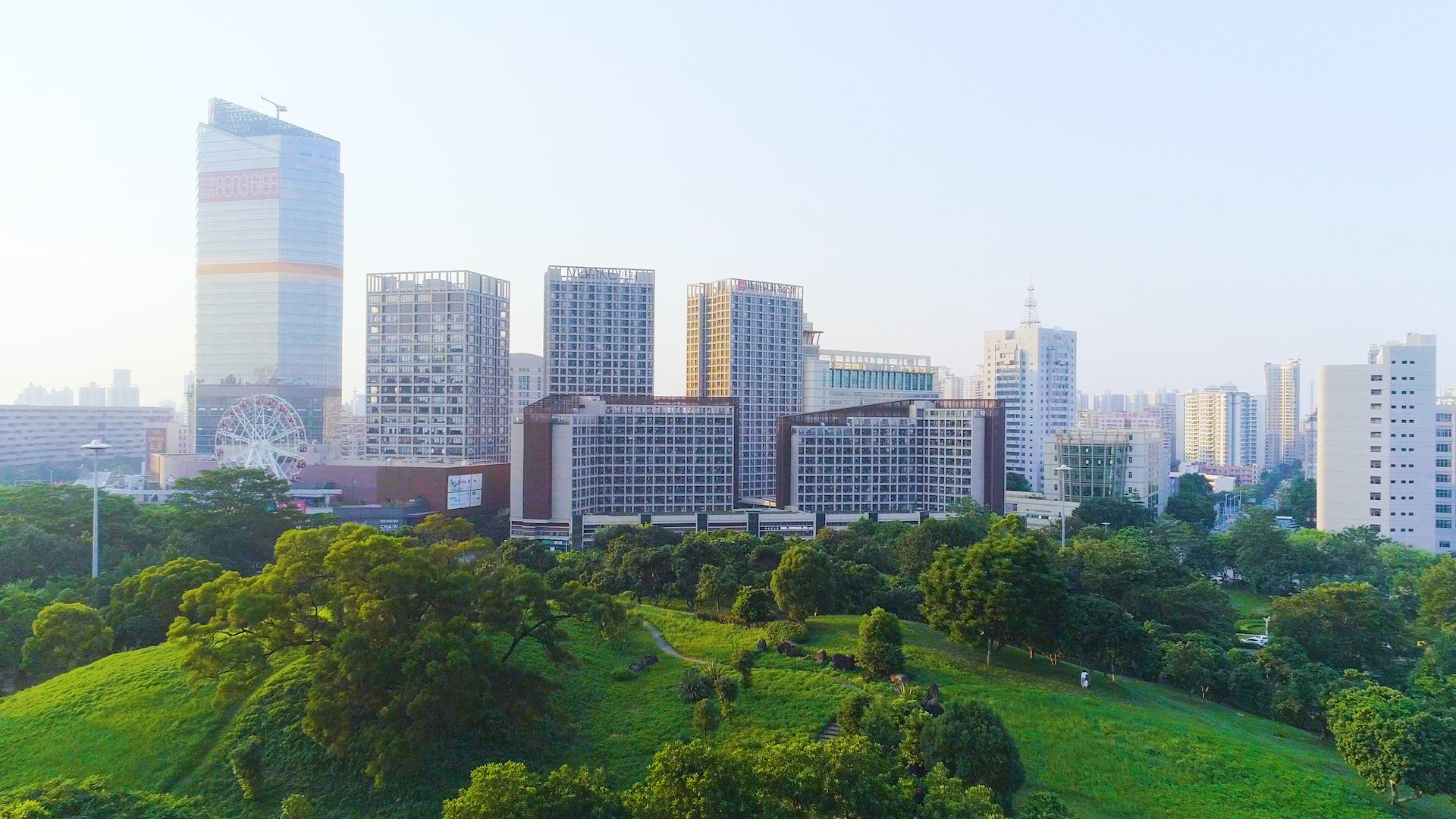 東莞市東城中心航拍