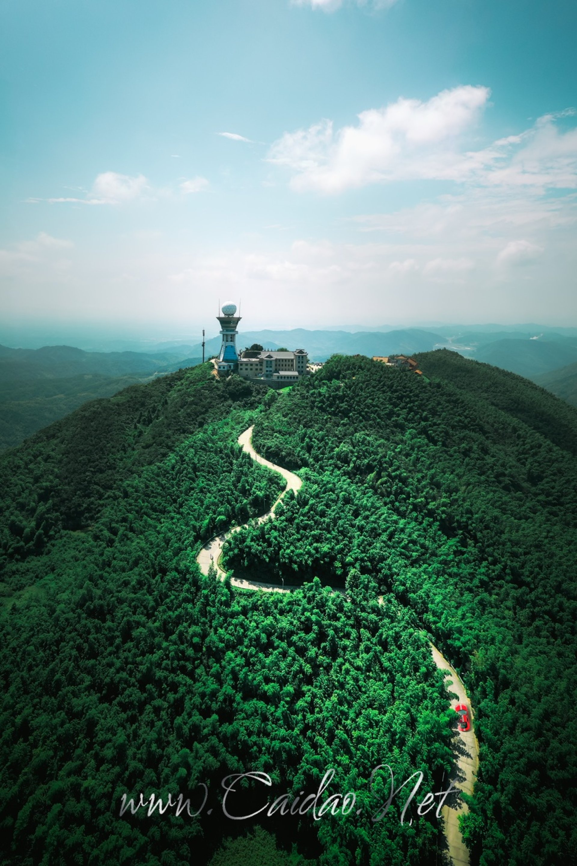 黑麋峰之路mavic 2 pro菜刀摄影航拍长沙最高峰黑麋峰