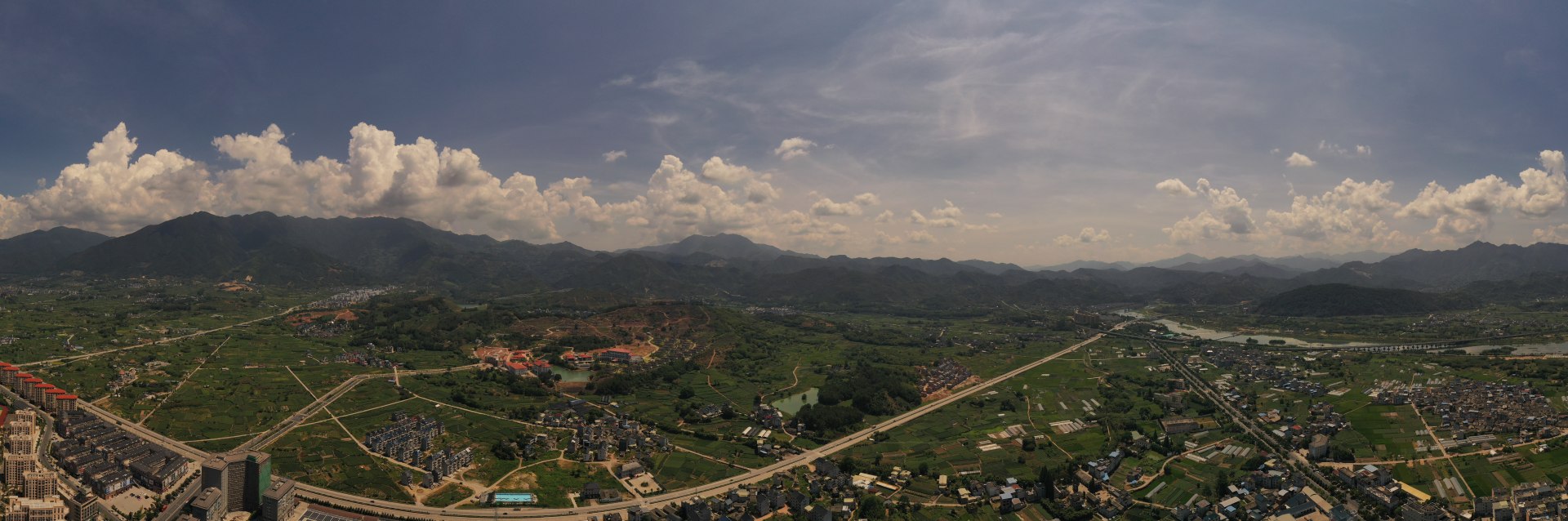 松阳县城全景图03