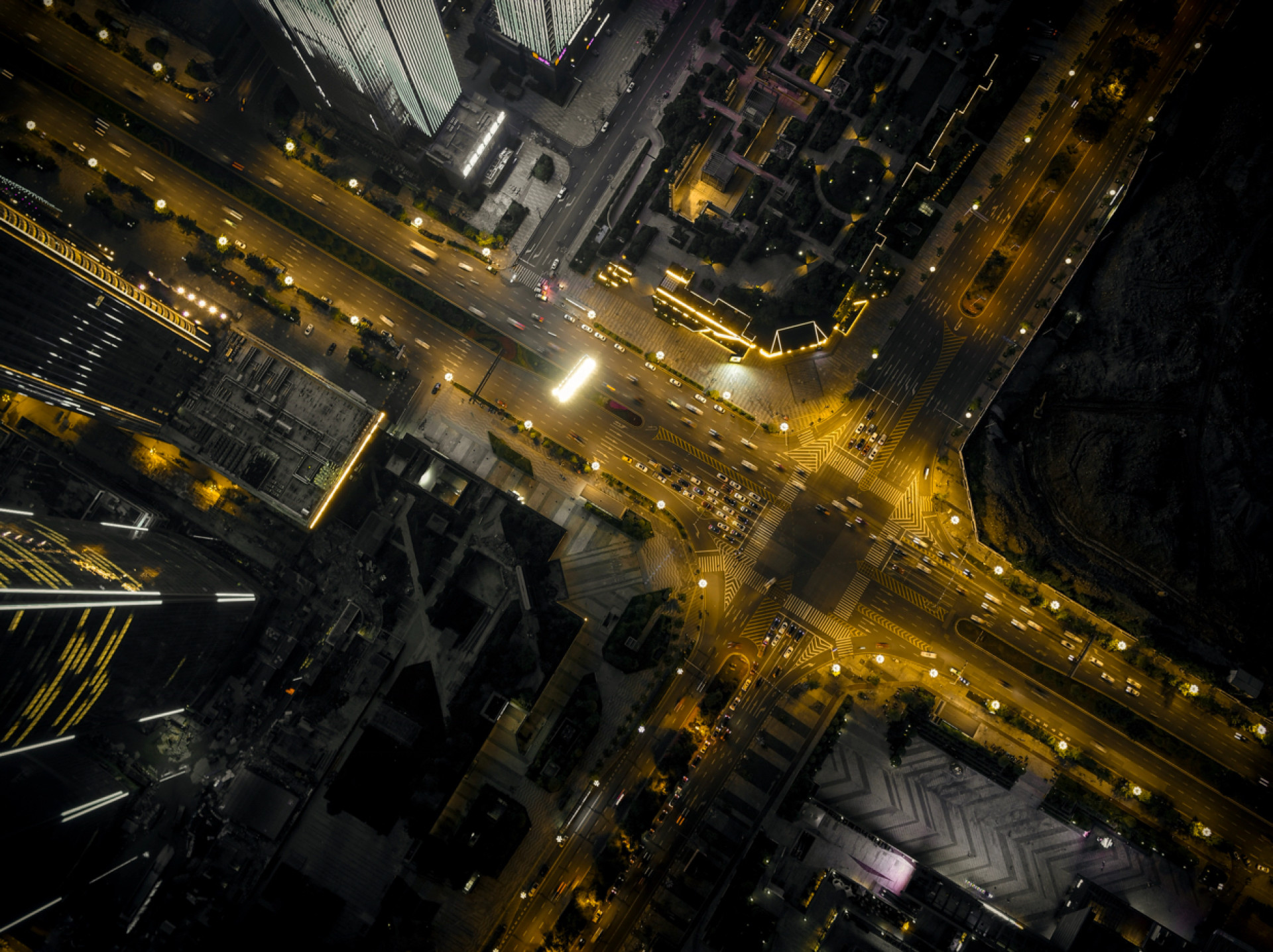 十字路口其他夜景