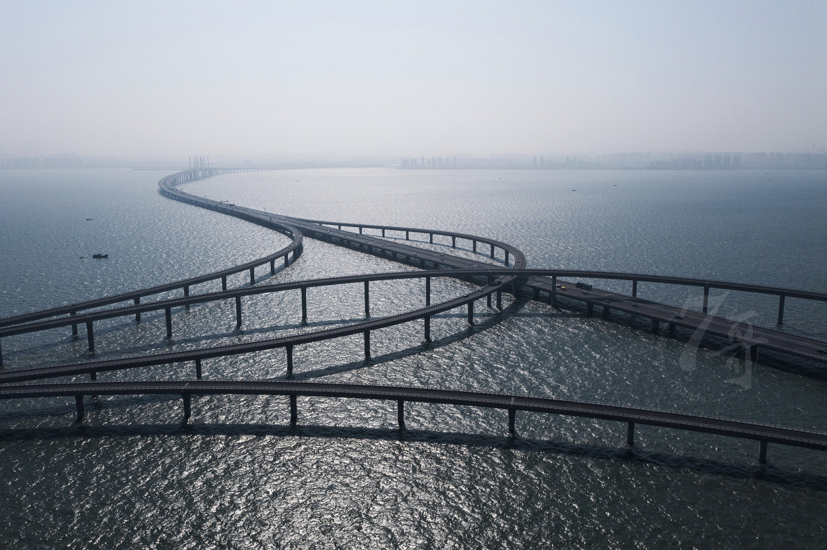 青岛胶州湾大桥 By 你七哥 Skypixel