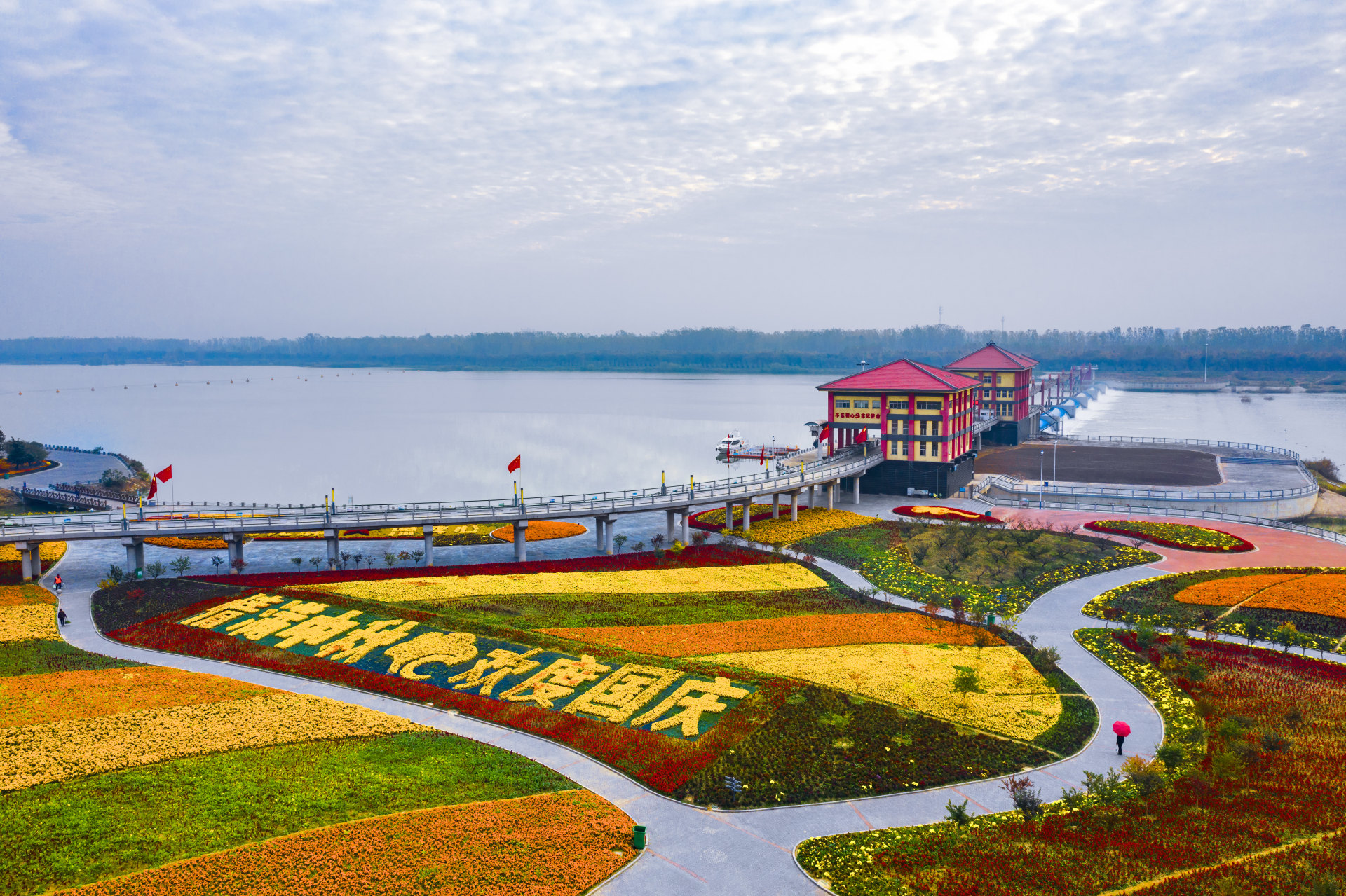 6 周年航拍大赛2020年月拍摄于江苏省邳州市银杏湖风景区