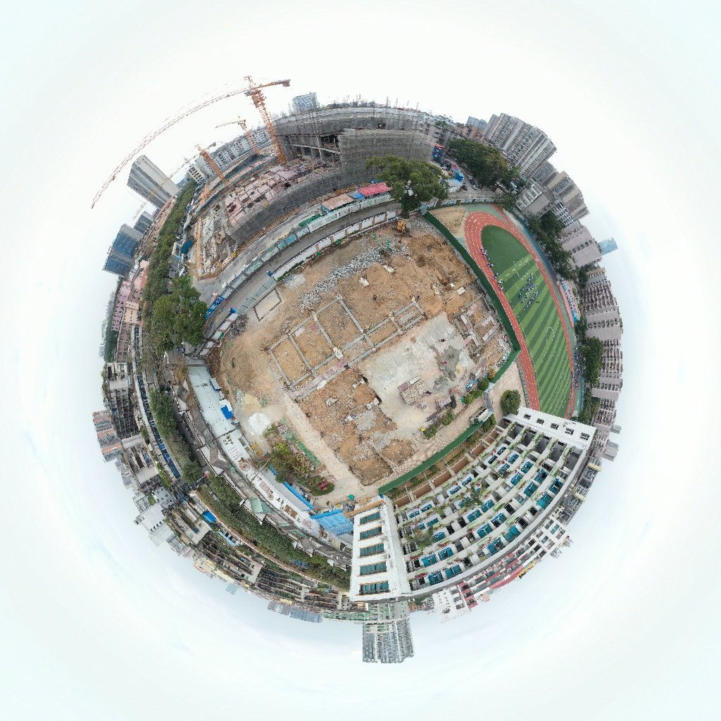 港湾中学教学楼全景图