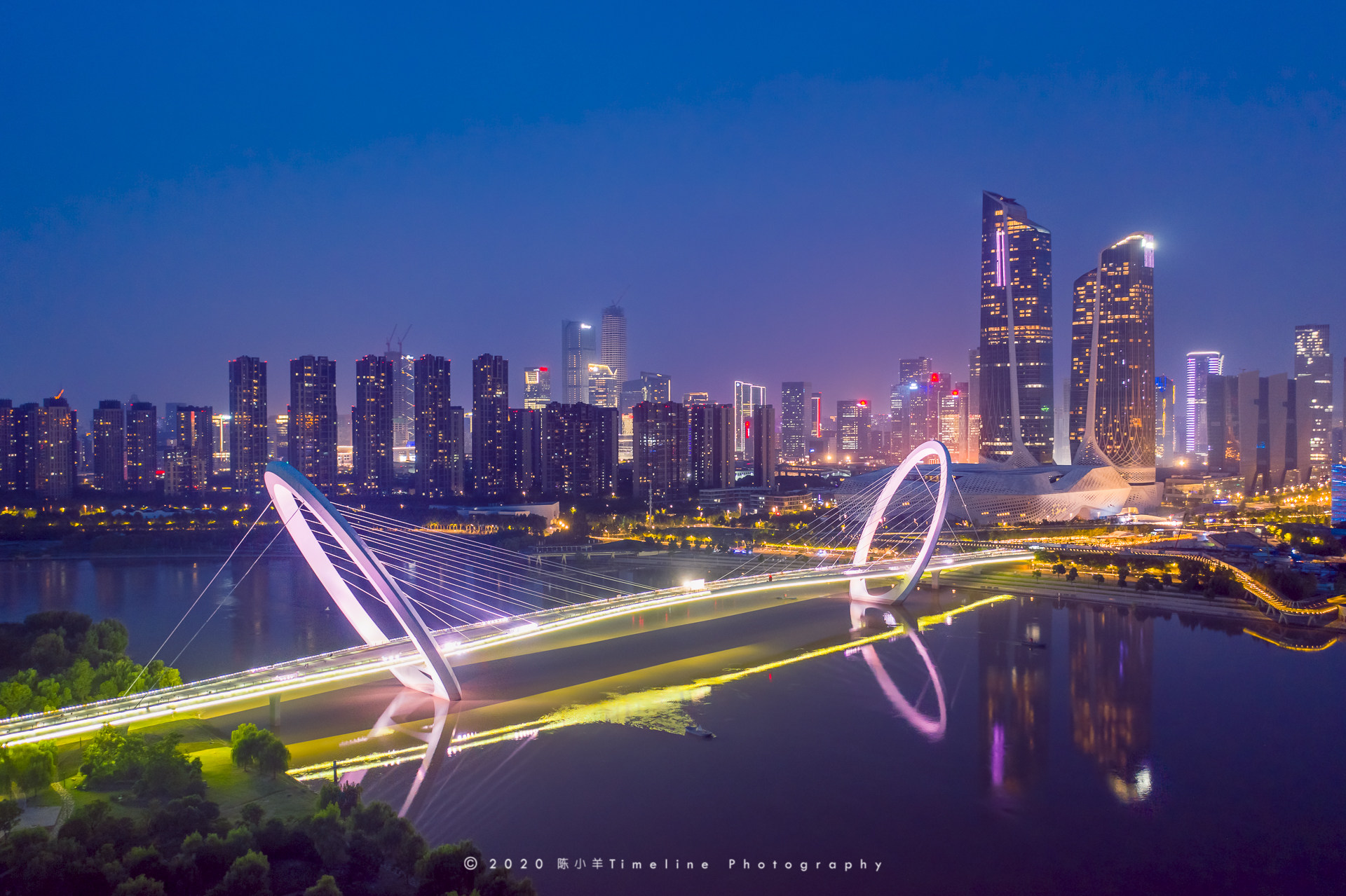 南京地标南京眼夜景