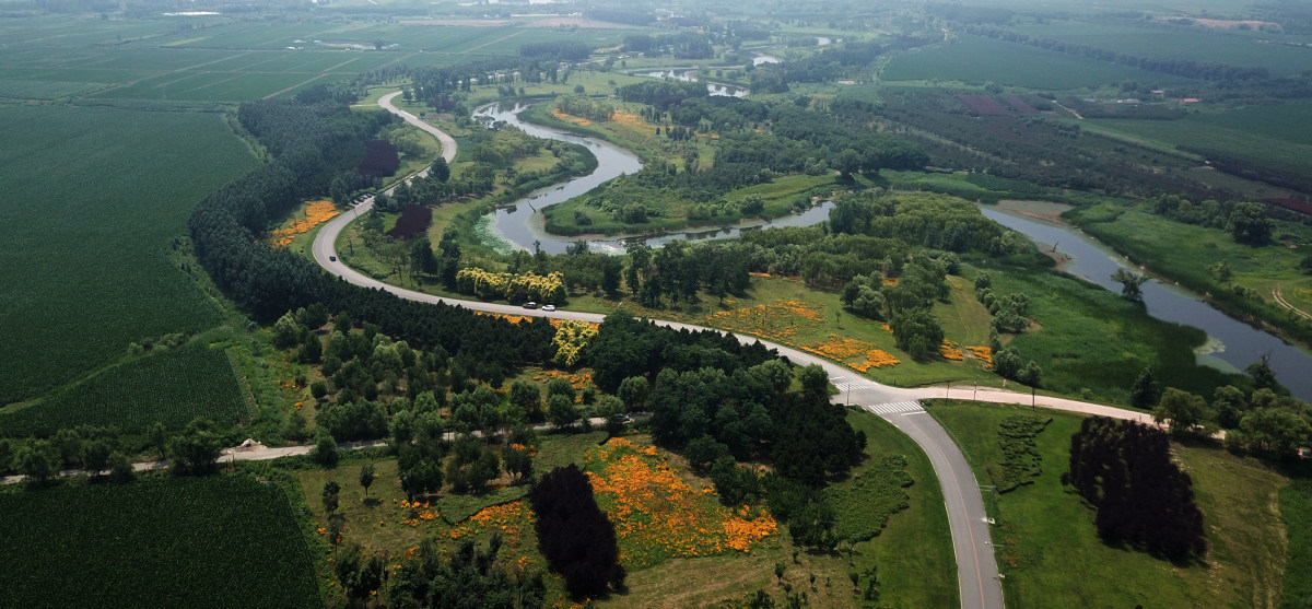 沈阳沈北蒲河景观廊道