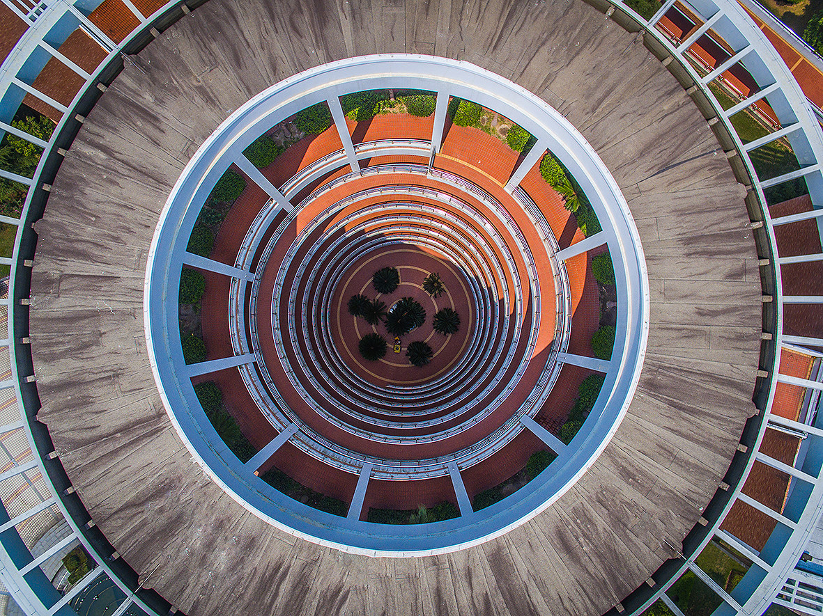 浙江万里学院空中花园