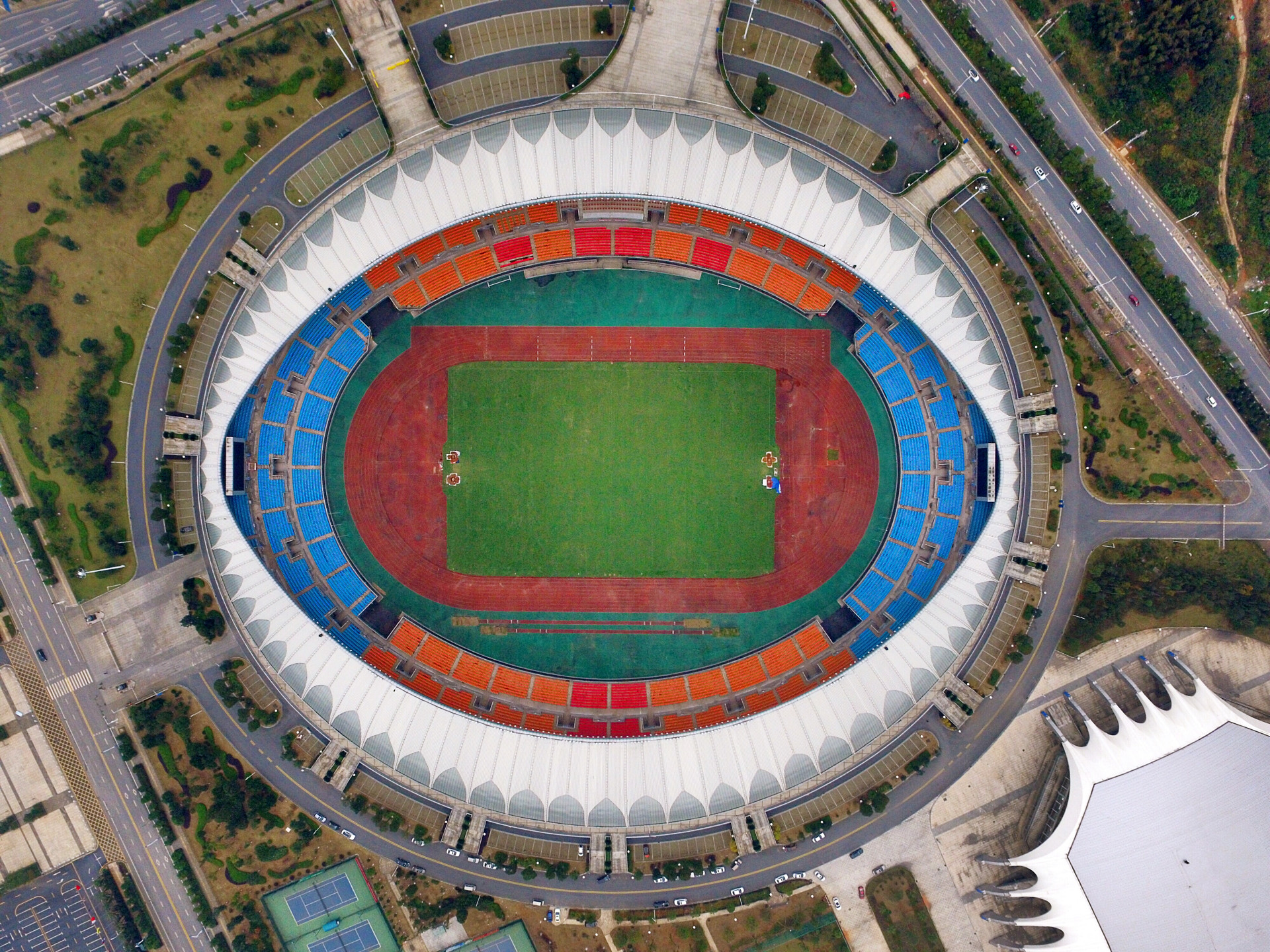 上帝视角 [ 郴州体育馆 ]