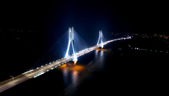 润扬大桥,世业洲------扬州段