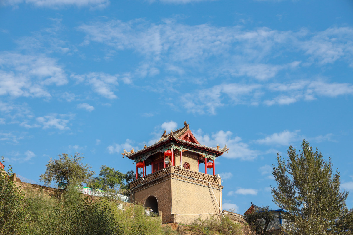 陕西榆林红石峡景区