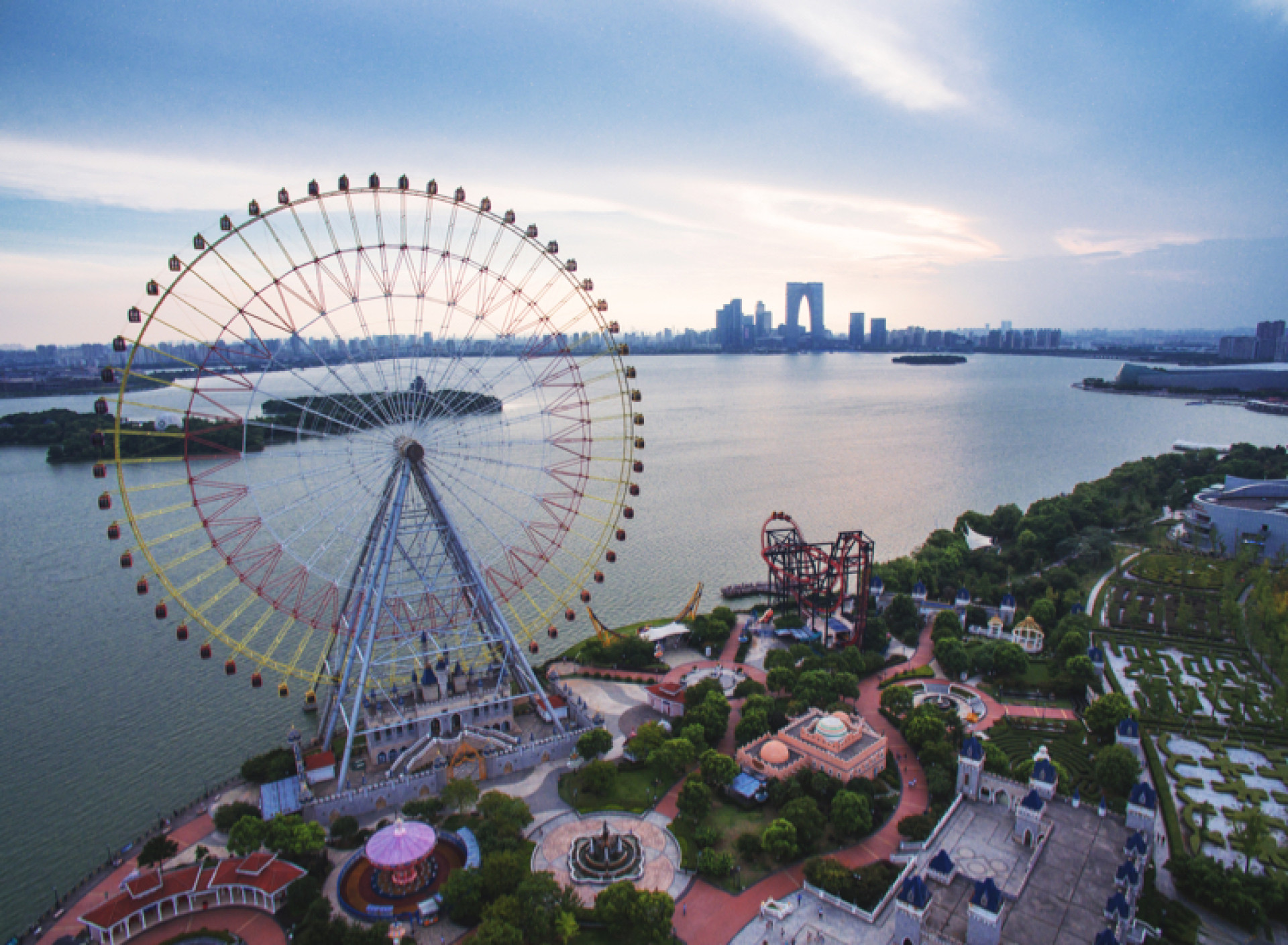 苏州金鸡湖摩天轮