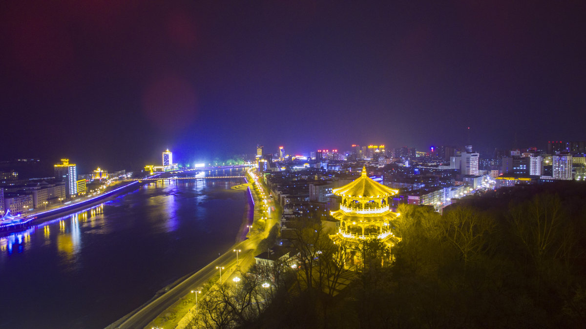 山城通化夜景
