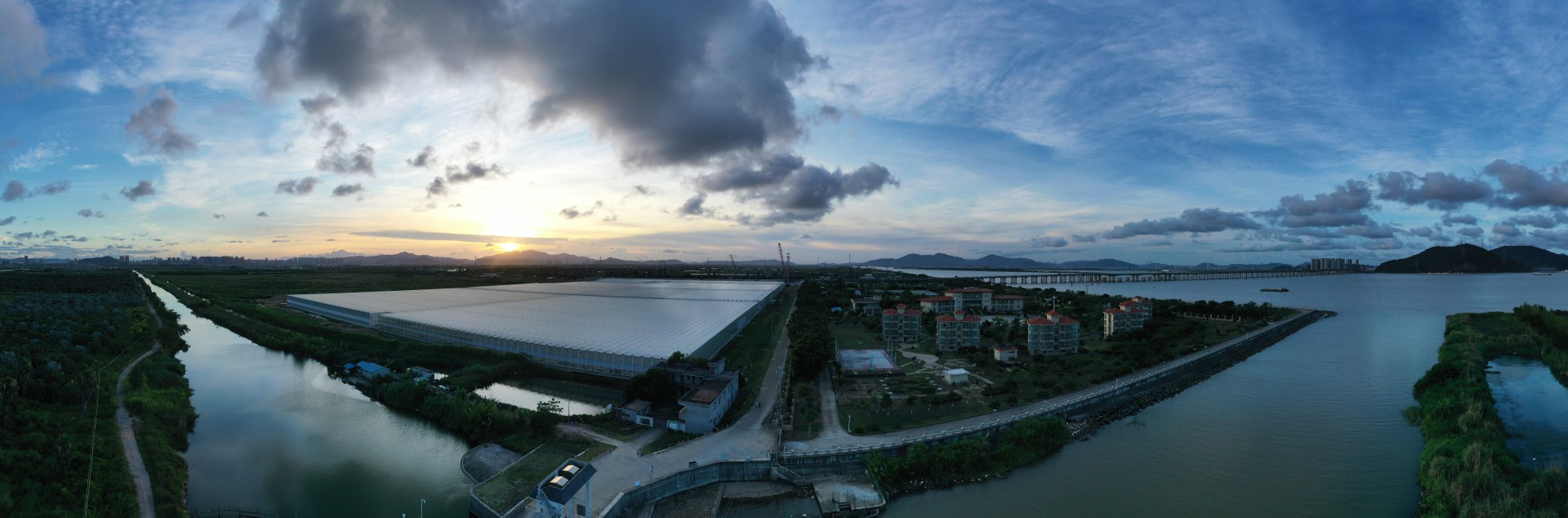 珠海市鹤洲北晚霞