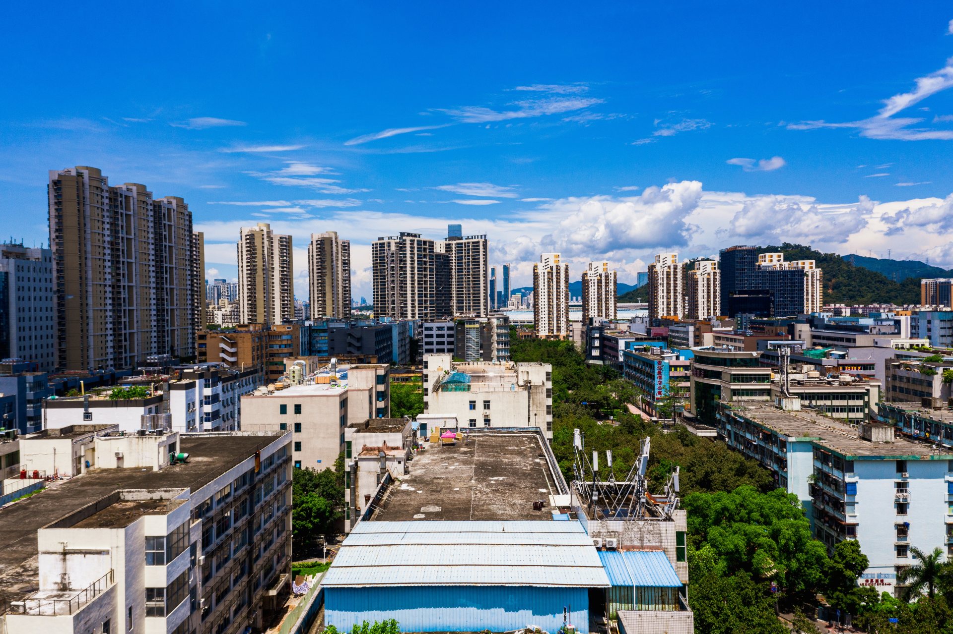 深圳福田八卦岭航拍 aerial photos of bagualing, futian, shenzhen