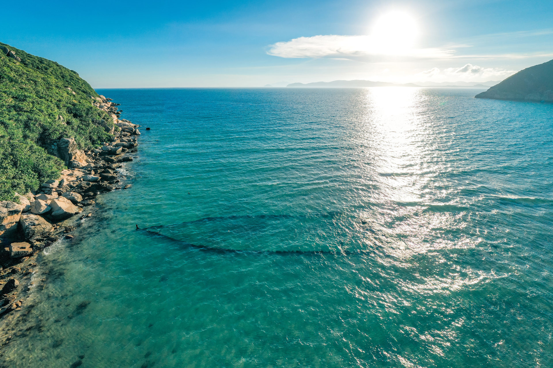 海南大洲岛百年沉船