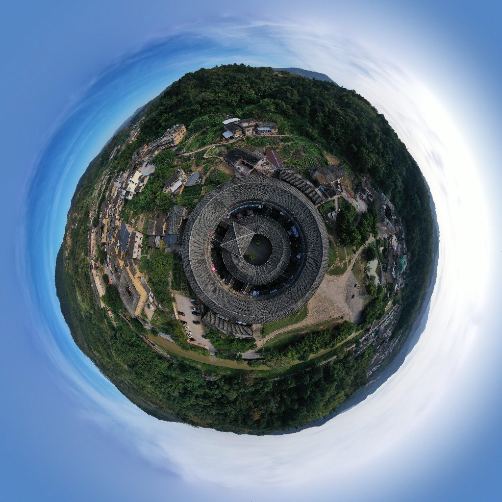 福建土楼航拍全景