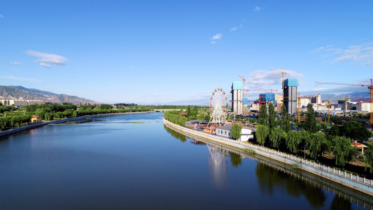 张晓毛山西省繁峙县滨河公园9设备:phantom 4 pro拍摄参数2021-7-23