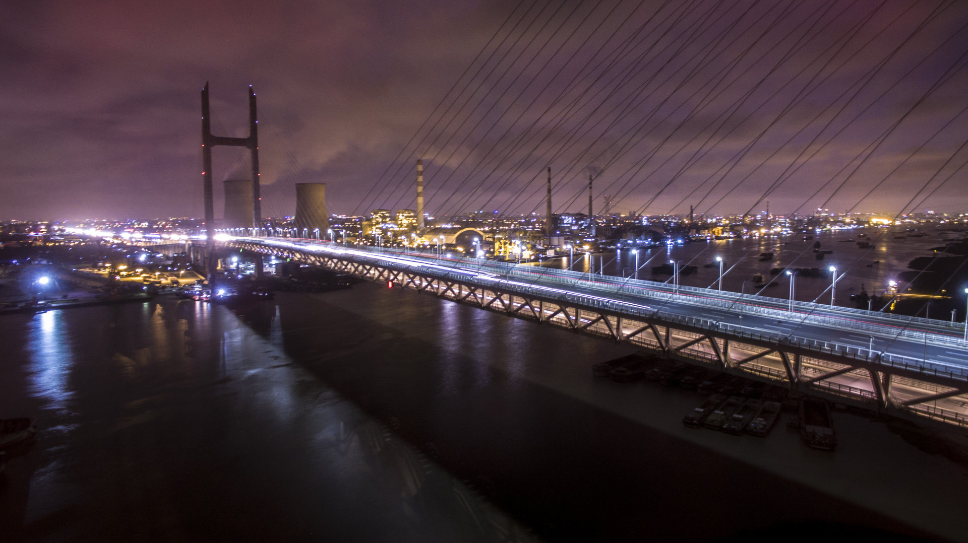 闵浦大桥(夜景)