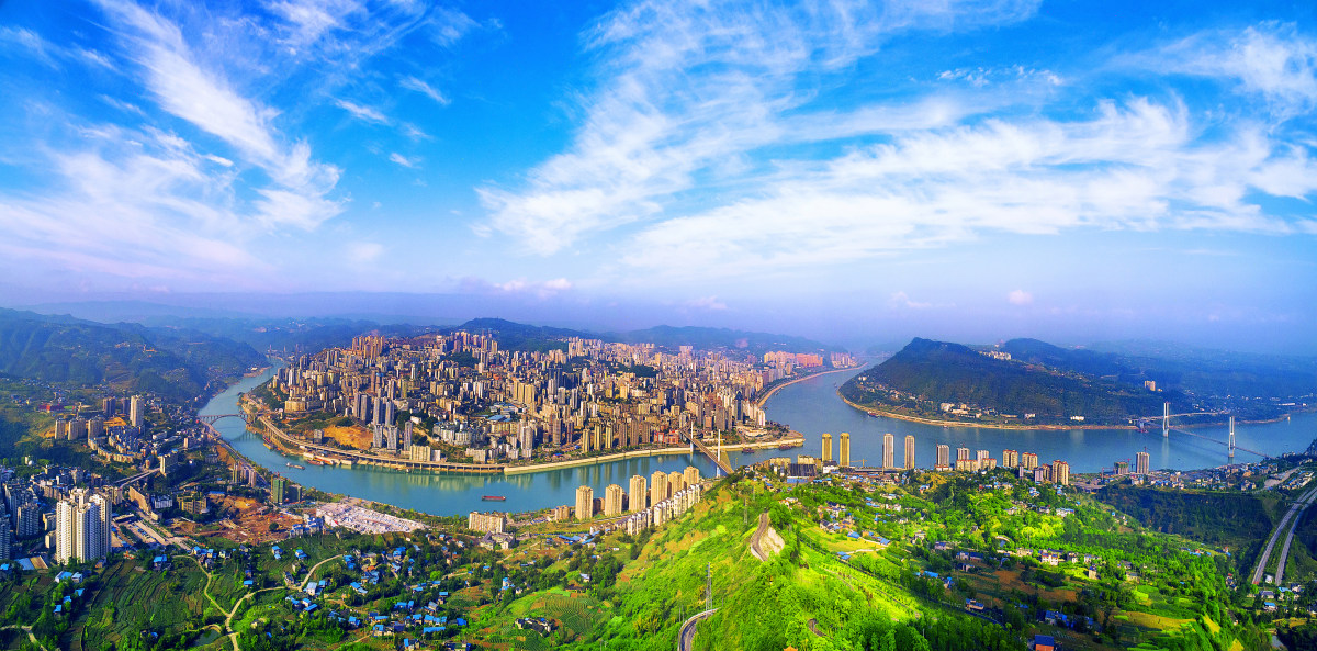 世界榨菜之乡重庆涪陵全貌