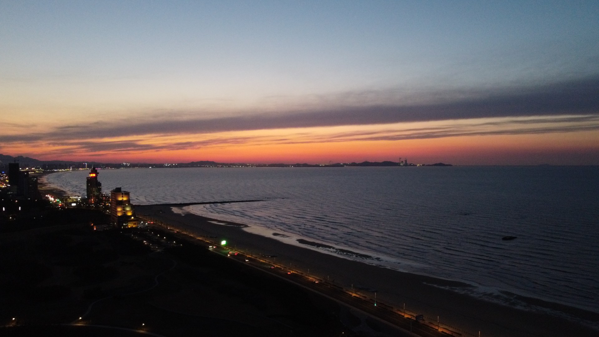 煙臺海邊美景