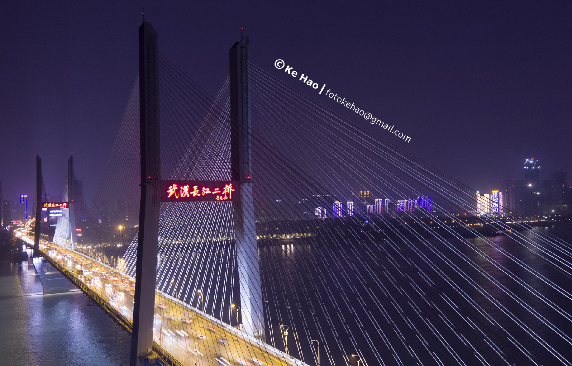 武漢長江二橋夜景1 來自 柯皓 | 天空之城