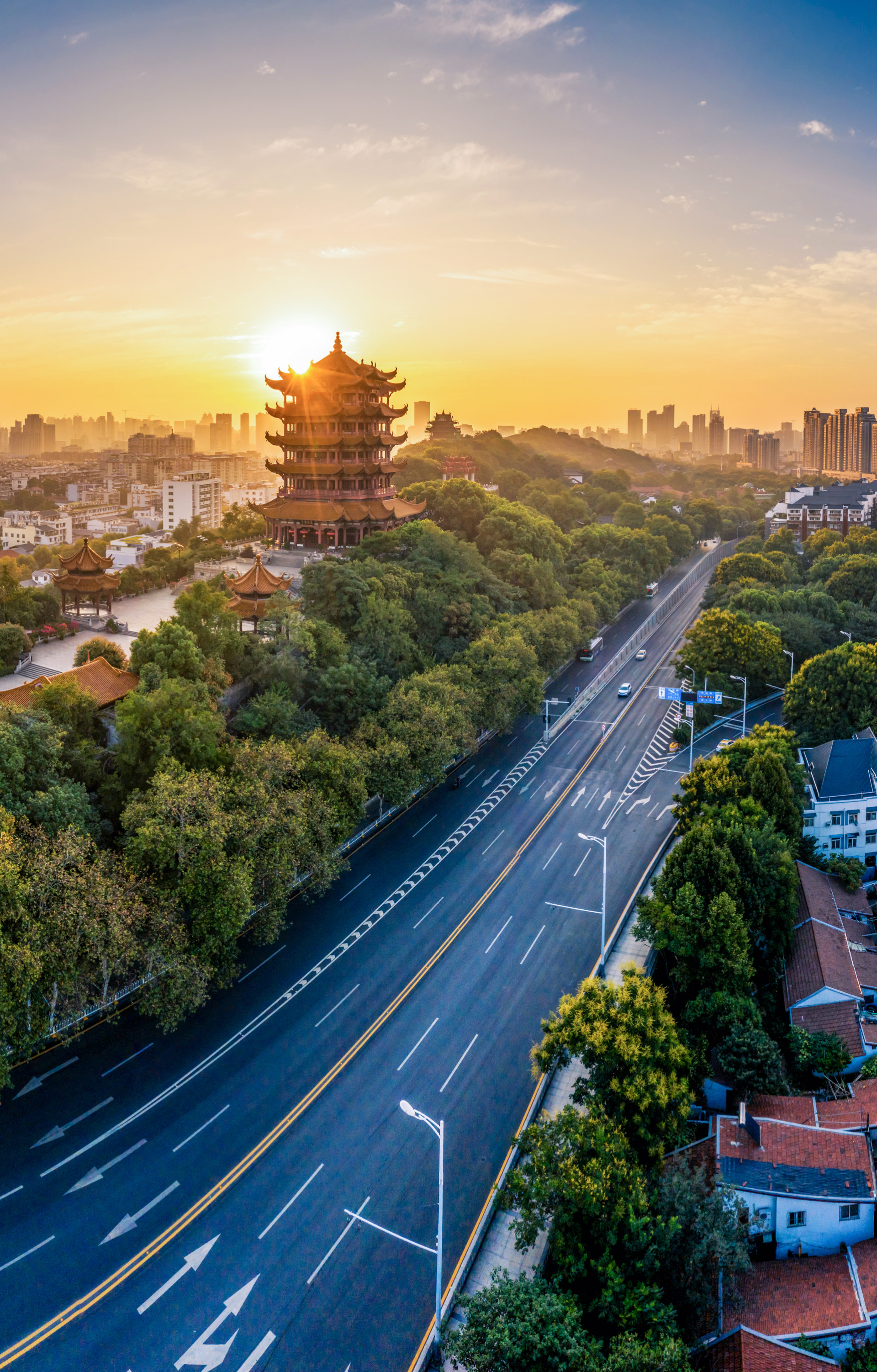 黄鹤楼日出 来自 frozen影像 | 天空之城