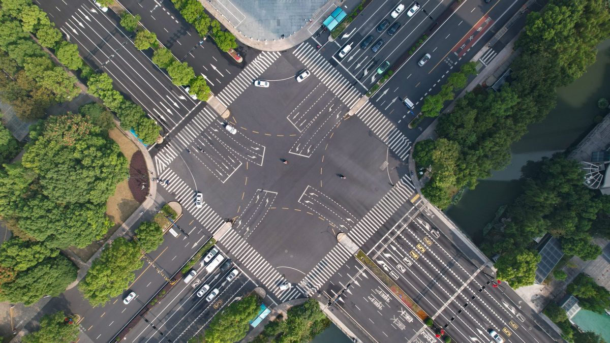 十字路口 By Xihao Xu Skypixel