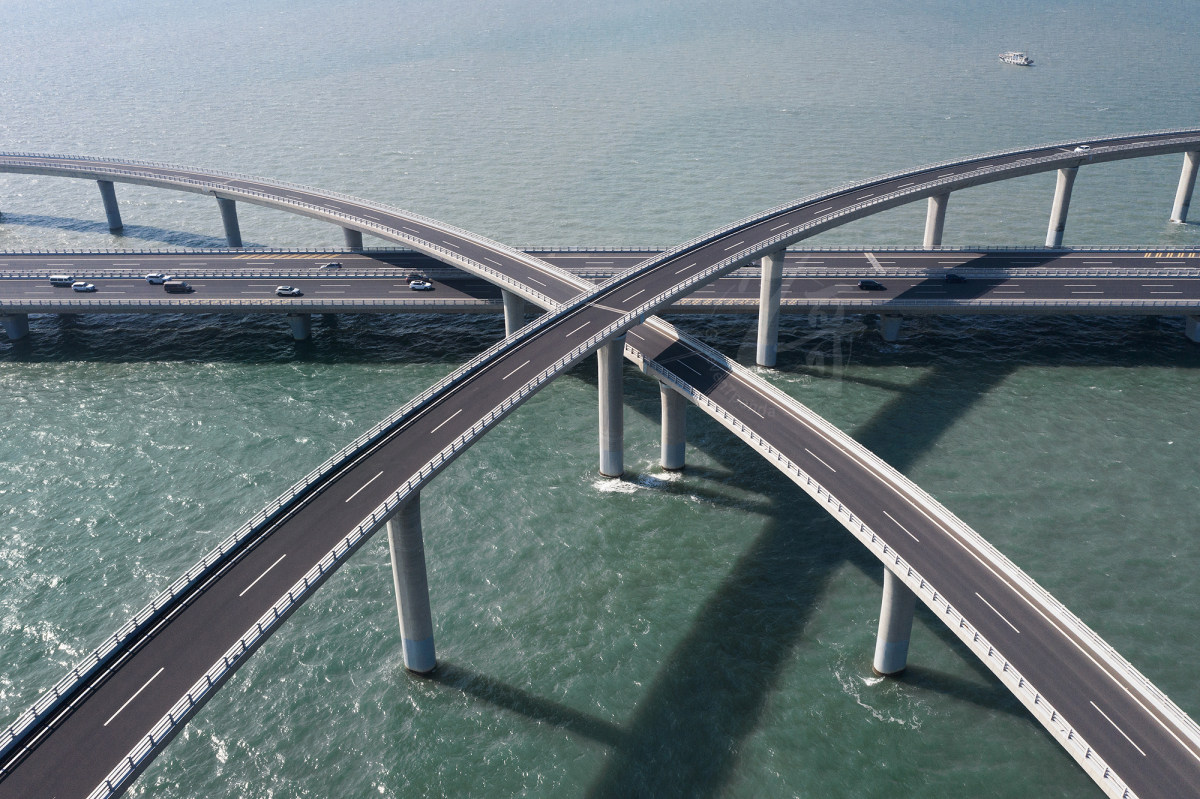 青岛胶州湾大桥 By 你七哥 Skypixel