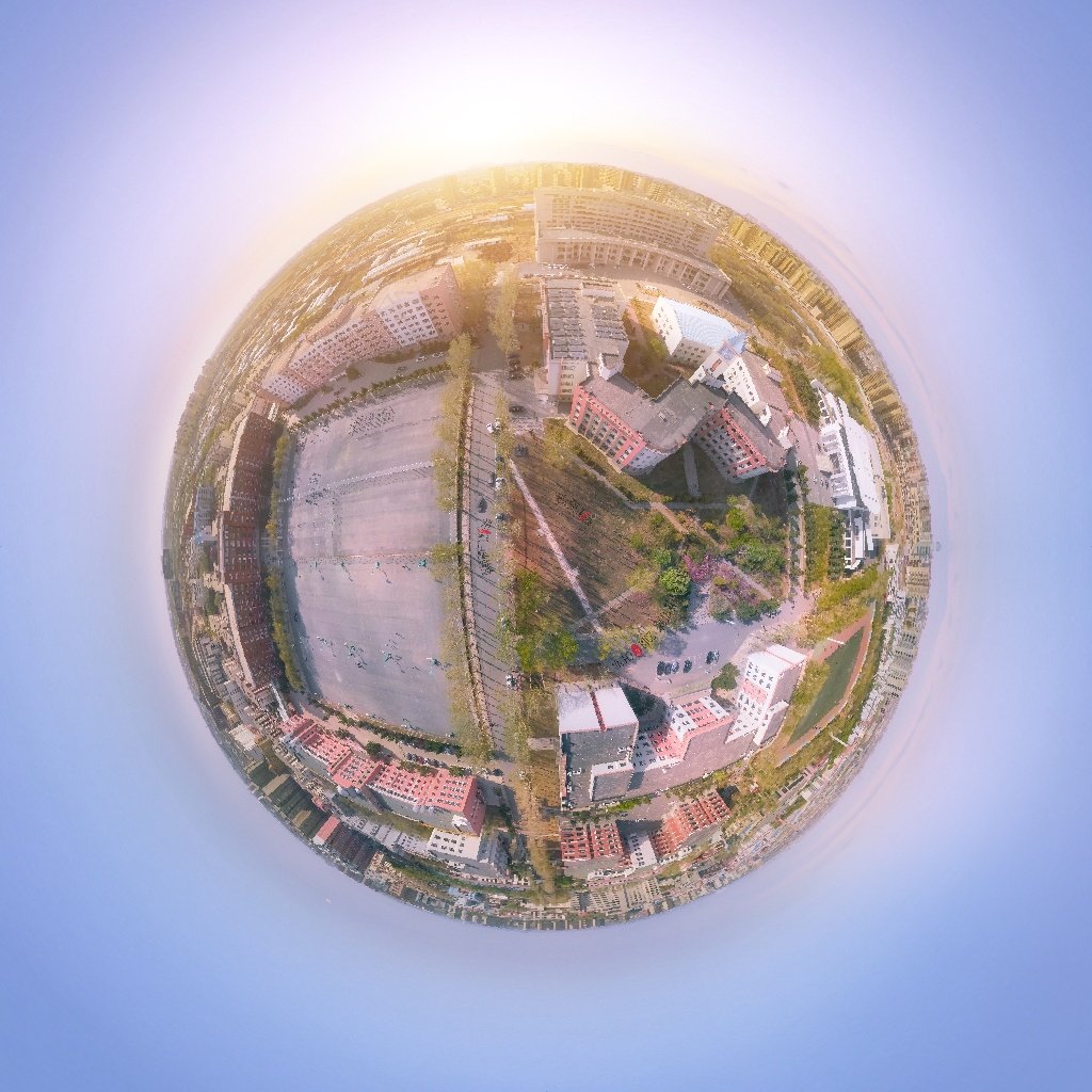 吉林师范大学博达学院航拍全景图