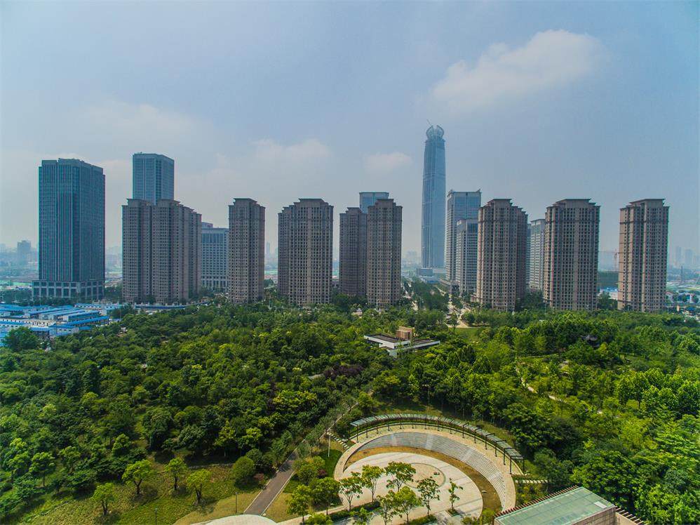 【航拍大武汉】武汉中央商务区(cbd)