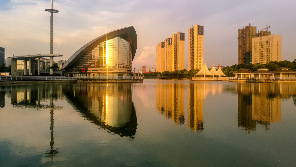 施光南音乐广场喷泉秀