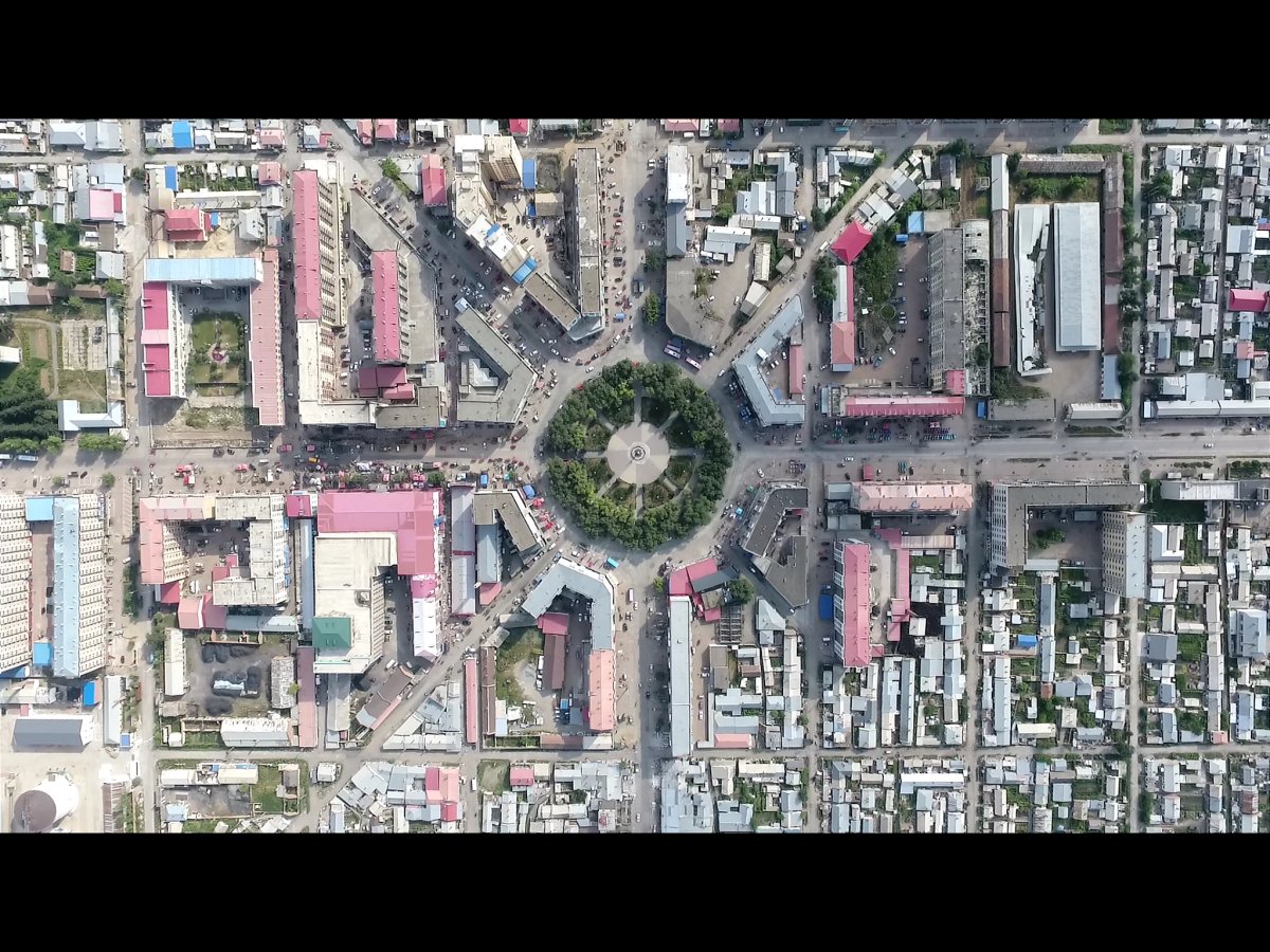 航拍魅力康金镇