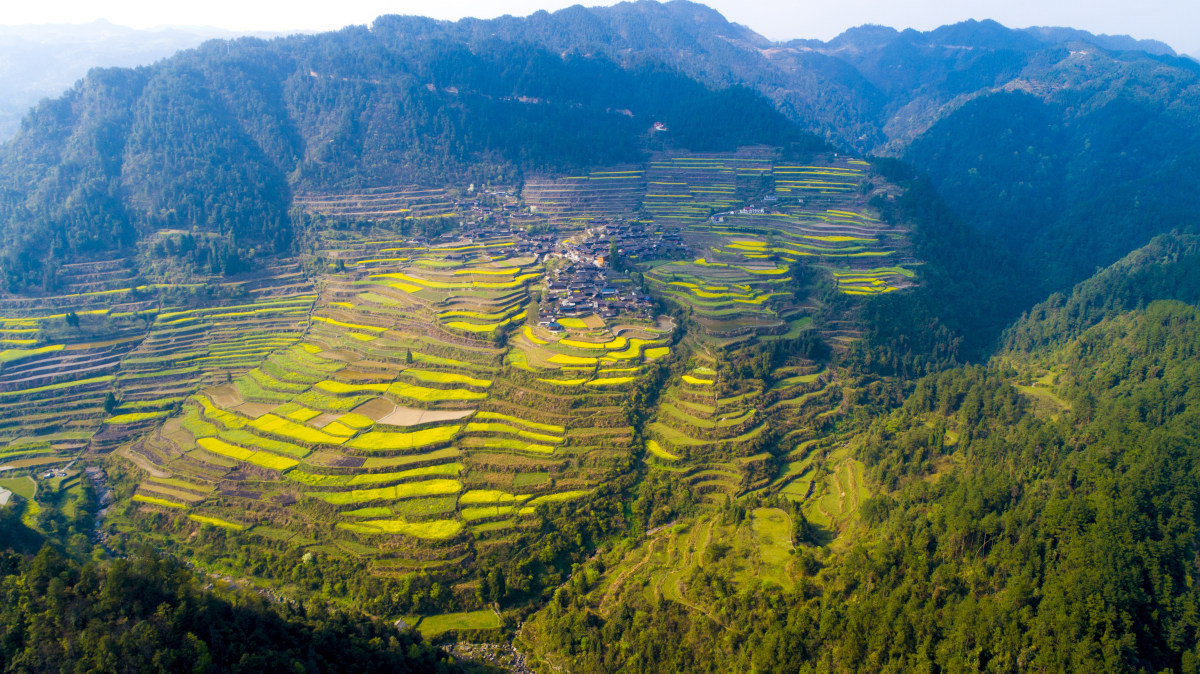 古丈县岩排溪梯田 来自 形色湘西654321 | 天空之城