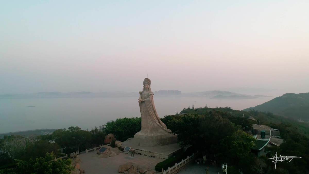 清晨海神妈祖