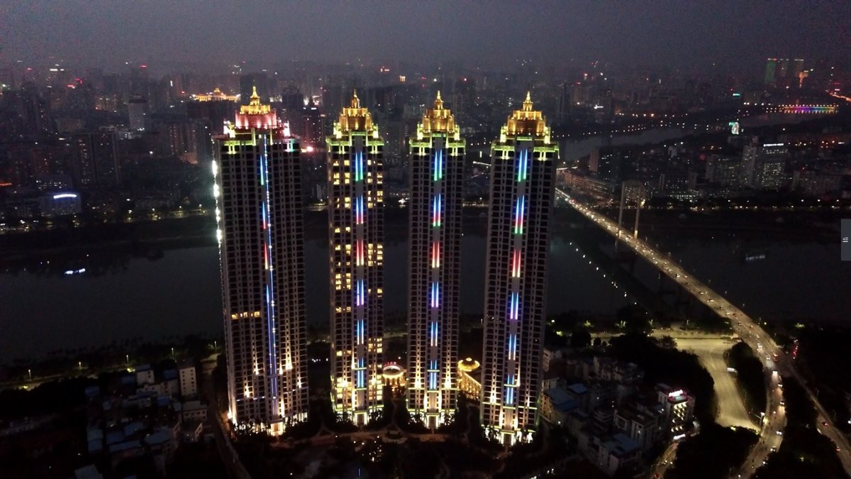 南宁凯旋一号夜景