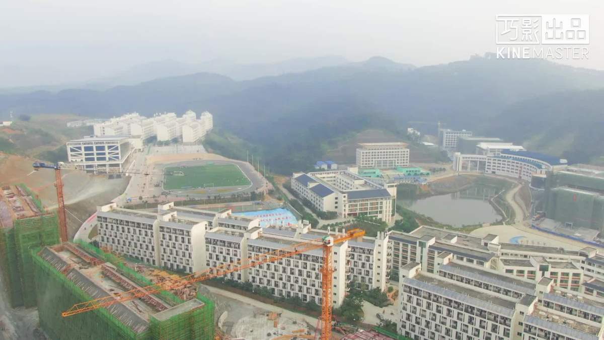百色学院澄碧航拍