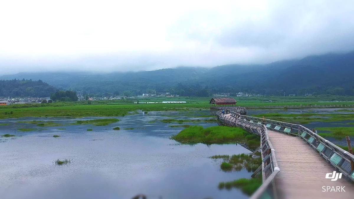 騰衝北海溼地全景